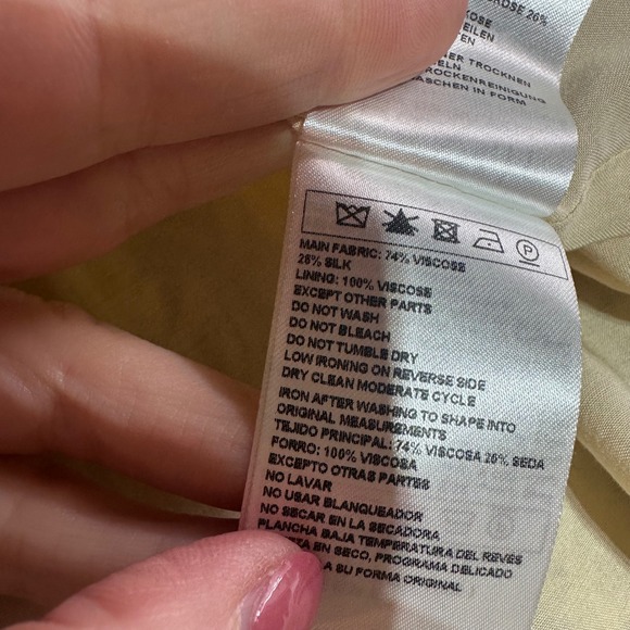 ba&sh Paris Lady Song Dress Size 1 Paisley Tiered Midi Silk Blend Small - Picture 11 of 13